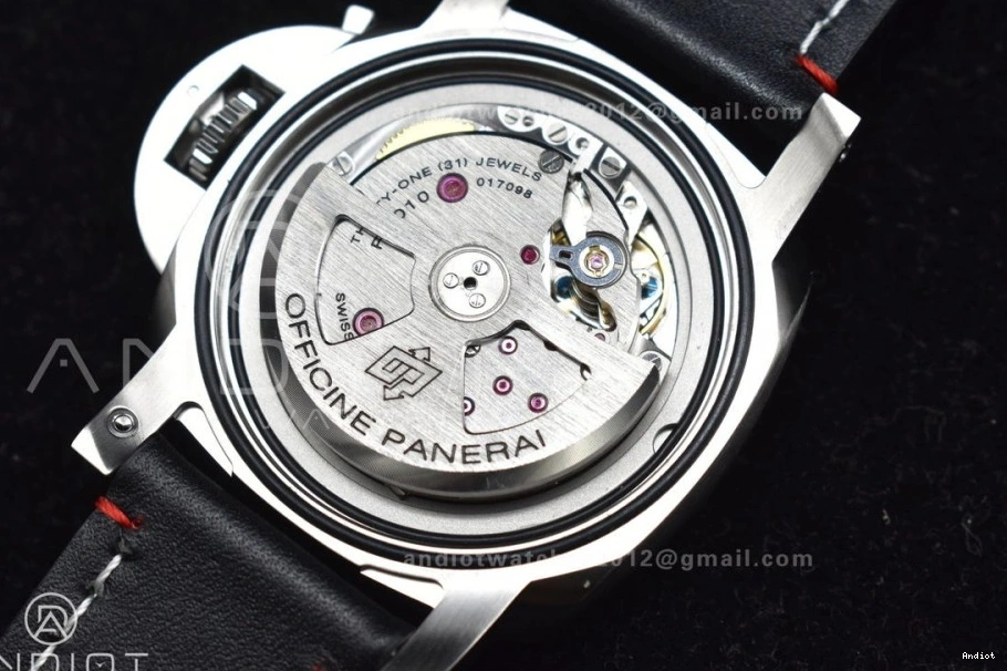  Best Green Leather Brown PAM732 Dial Edition on 1:1 TTF Strap P9010 Dark 0401